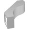 Ekena Millwork 3-in. W x 10-in. D x 14-in. H Geneva Architectural Grade PVC Knee Brace BRCP03X10X14GNV - alternate 5